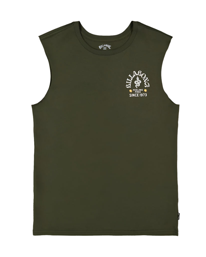 Billabong Snakey Arch Boys Tee - Dark Military