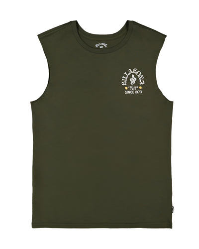 Billabong Snakey Arch Boys Tee - Dark Military