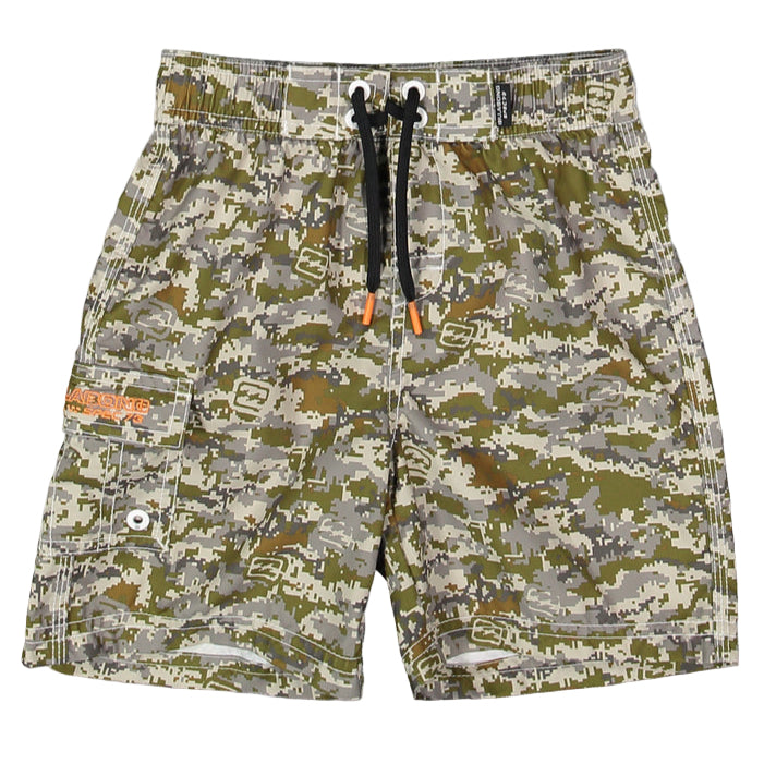 Billabong Boys Throw On Boardshorts - Camo