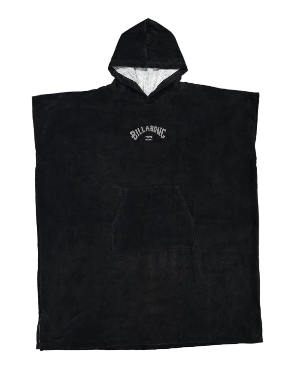Billabong Boys Wetsuit Hoodie Towel - Black