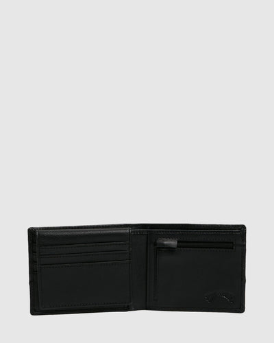 Billabong Dimension 2in1 Leather Wallet - Black