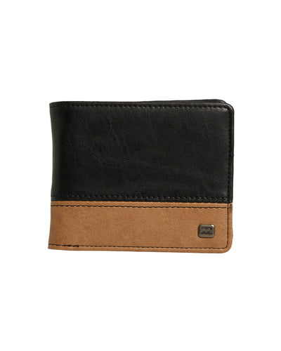 Billabong Dimension Wallet - Black/Tan