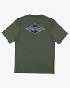 Billabong Diamond Shoreline LF SS Rashshirt - Military Heather