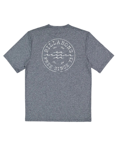 Billabong Big Wave Daz SS Rashshirt - Navy Heather