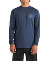 Billabong Big Wave Daz L/S Rashshirt -Dusty Navy