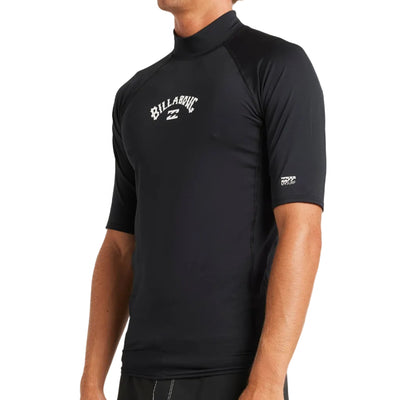 BILLABONG All Day Arch PF SS Rashshirt - Black