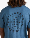 Billabong Big Wave Daz Tshirt Mens - Denim Blue