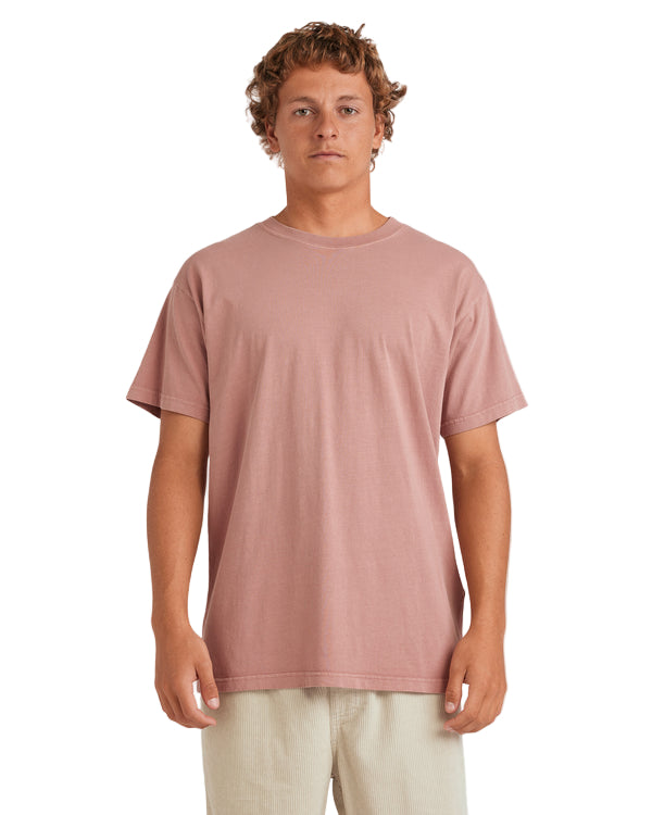 Billabong Mens Premium Wave Wash T-Shirt - Dusty Rose