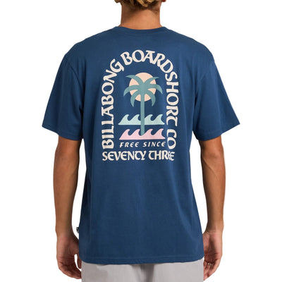 BILLABONG Portal Premium T-Shirt - Dark Denim