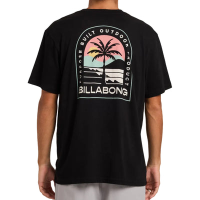 BILLABONG Sun Down Adiv Premium T-Shirt - Black