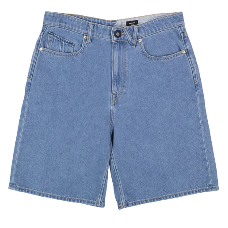 Volcom Billow Denim Short Youth - Cali Blue