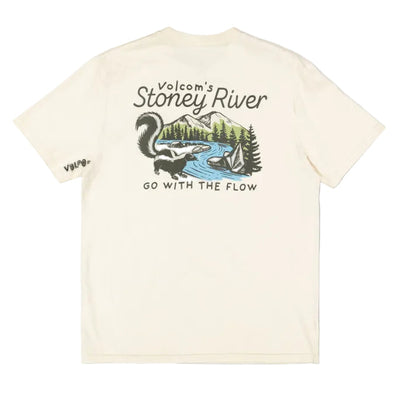 VOLCOM Stoney River tee - Dirty White