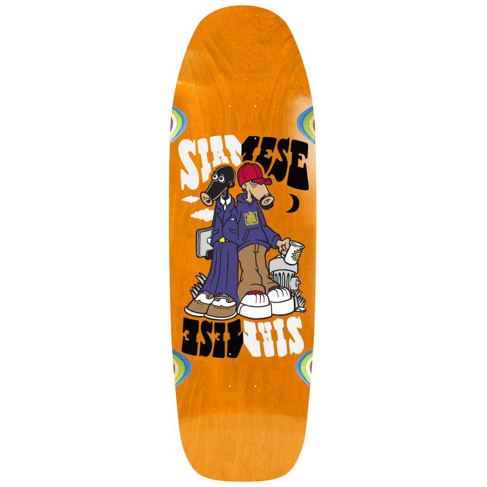 NEW DEAL Siamese reissue skateboard deck - 9.6