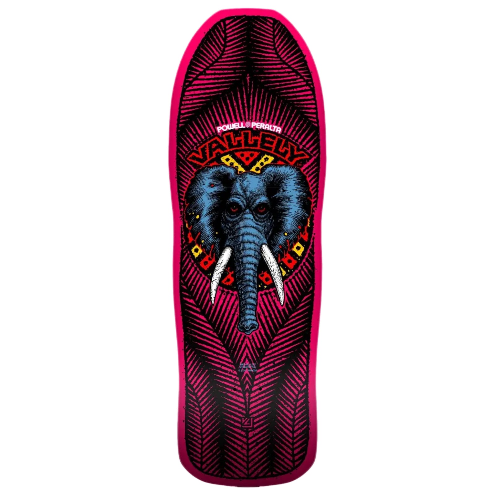 POWELL PERALTA Mike Vallely Elephant Reissue Deck - 10in - Pink