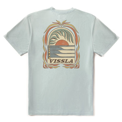 VISSLA Canopy Cosmic Wash SS t-shirt - Cobalt blue