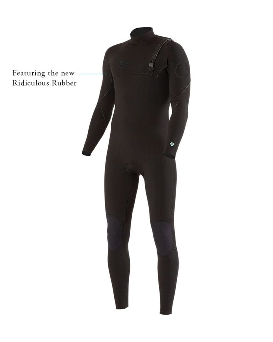 Vissla High Seas 2 Full Suit 2-2 No Zip Mens - Stealth