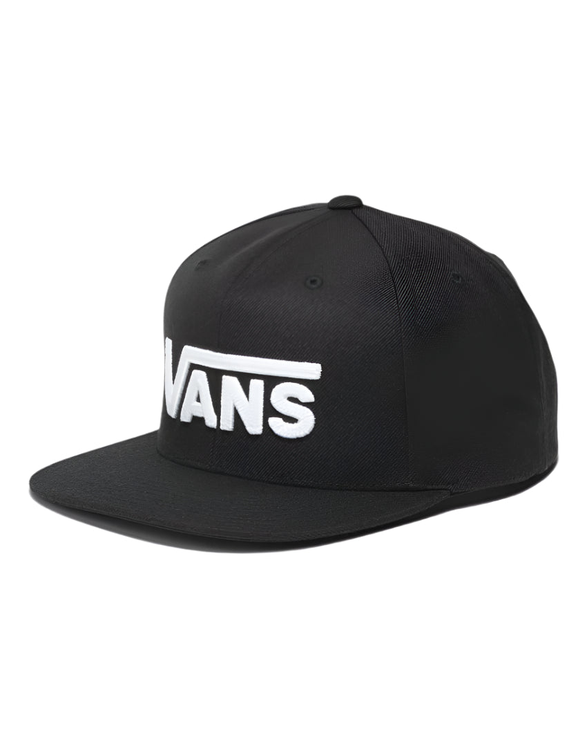 Vans Drop V Snapback Cap Mens - Black White