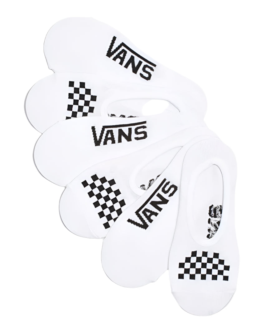 Vans Classic Canoodle Socks 3 Pack - White Black