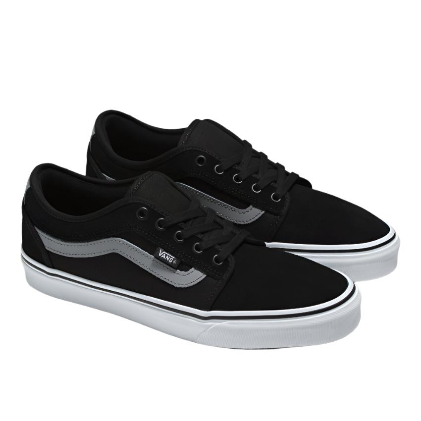 Vans Chukka Low Sidestripe Shoe Mens - Black/Gray/White
