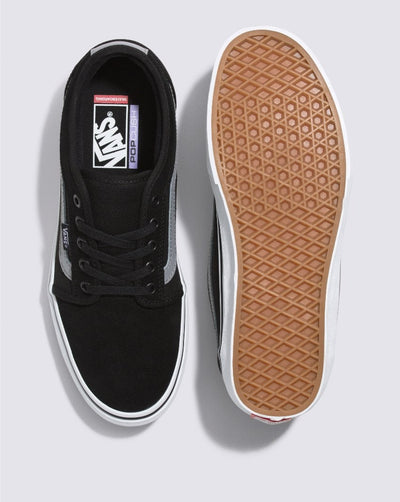 Vans Chukka Low Sidestripe Shoe Mens - Black/Gray/White