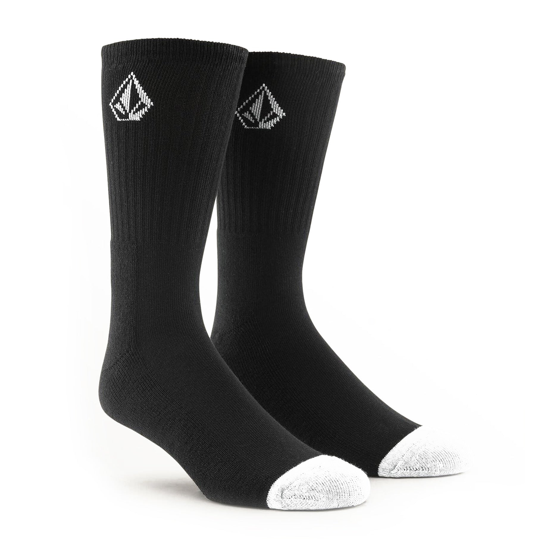 Volcom Full Stone Sock 3 Pack Youth - Black