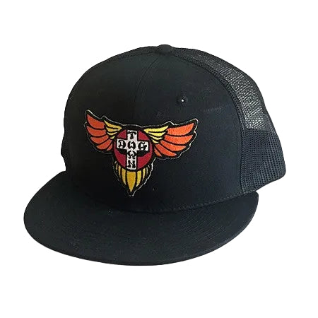DOGTOWN Wings Logo Patch mesh hat - Navy / White