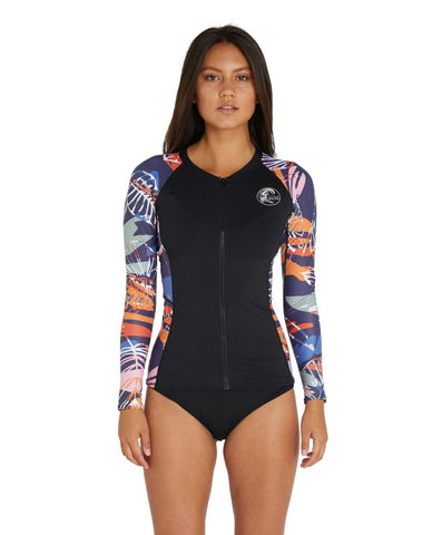 Oneill Bahia FZ LS Rash Vest