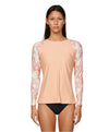 Oneill Salina LS UV Tee Womens - Peach