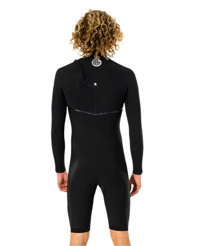 Rip Curl E Bomb Zip Free 22GB Long Sleeve Spring Suit - Mens - Black
