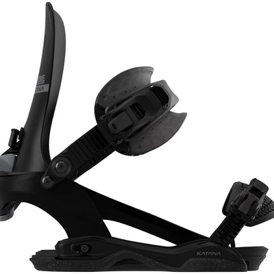 ROME Katana AsymWrap FASE snowboard bindings 2027 - Black