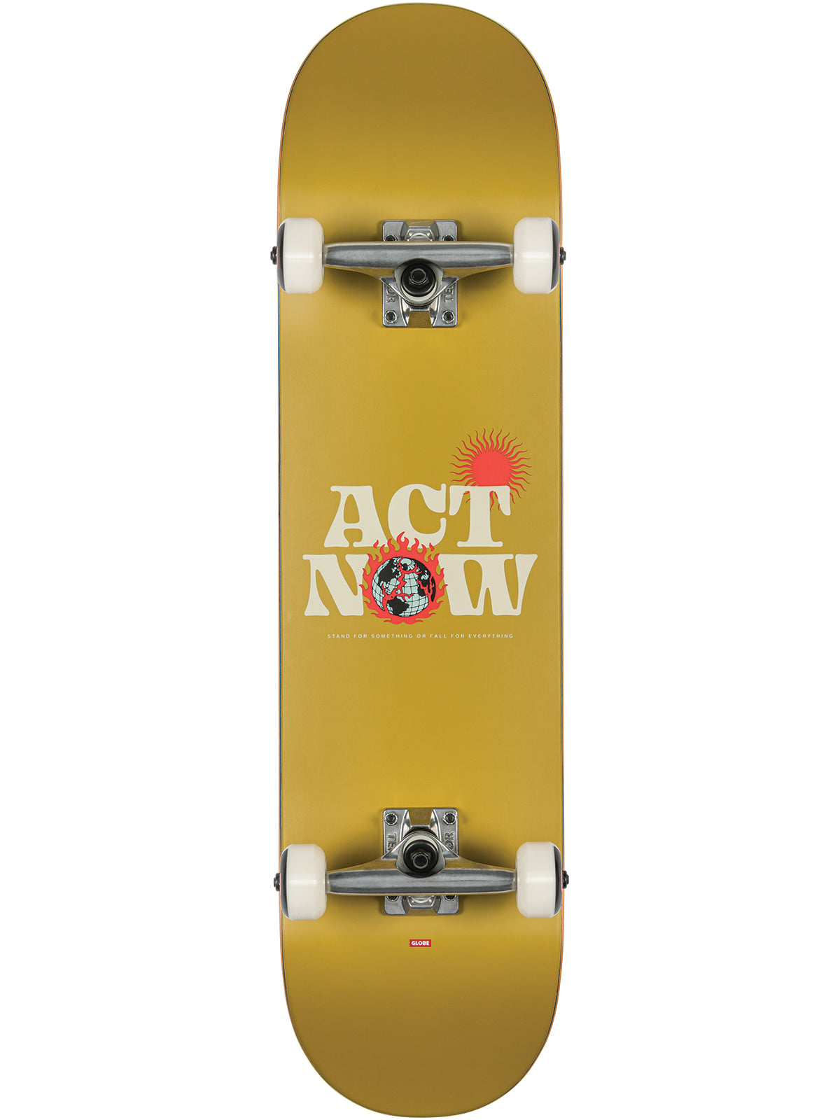Globe G1 Act Now Complete Skateboard - Mustard