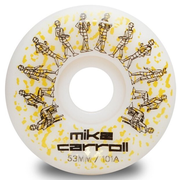 Wayward Mike Carroll USA Made 101A Skateboard Wheels - 53mm