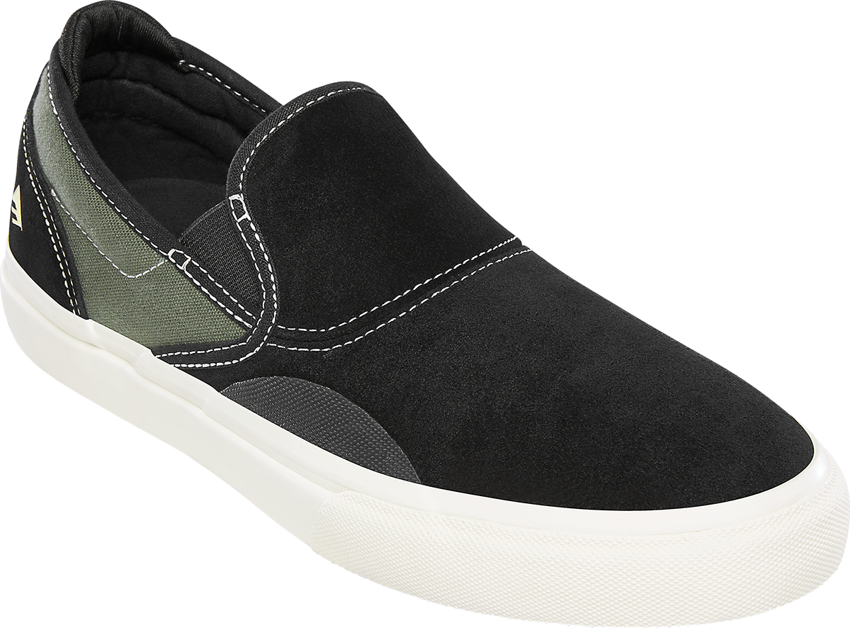 Emerica Wino G6 Slip On Shoes - Black/Olive