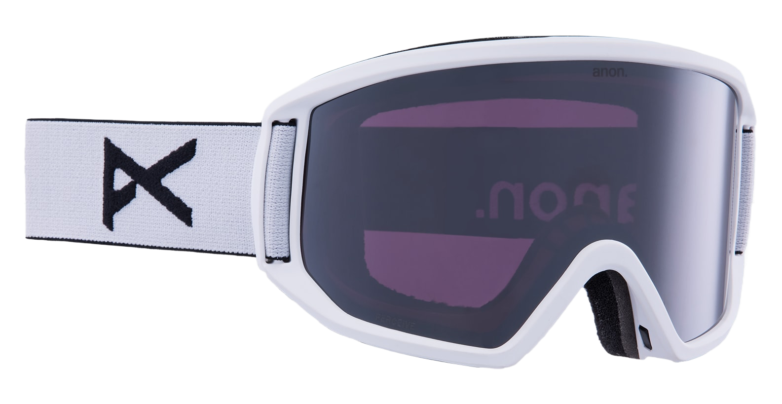 Anon Relapse Goggles - White with Perceive Sunny Onyx lens