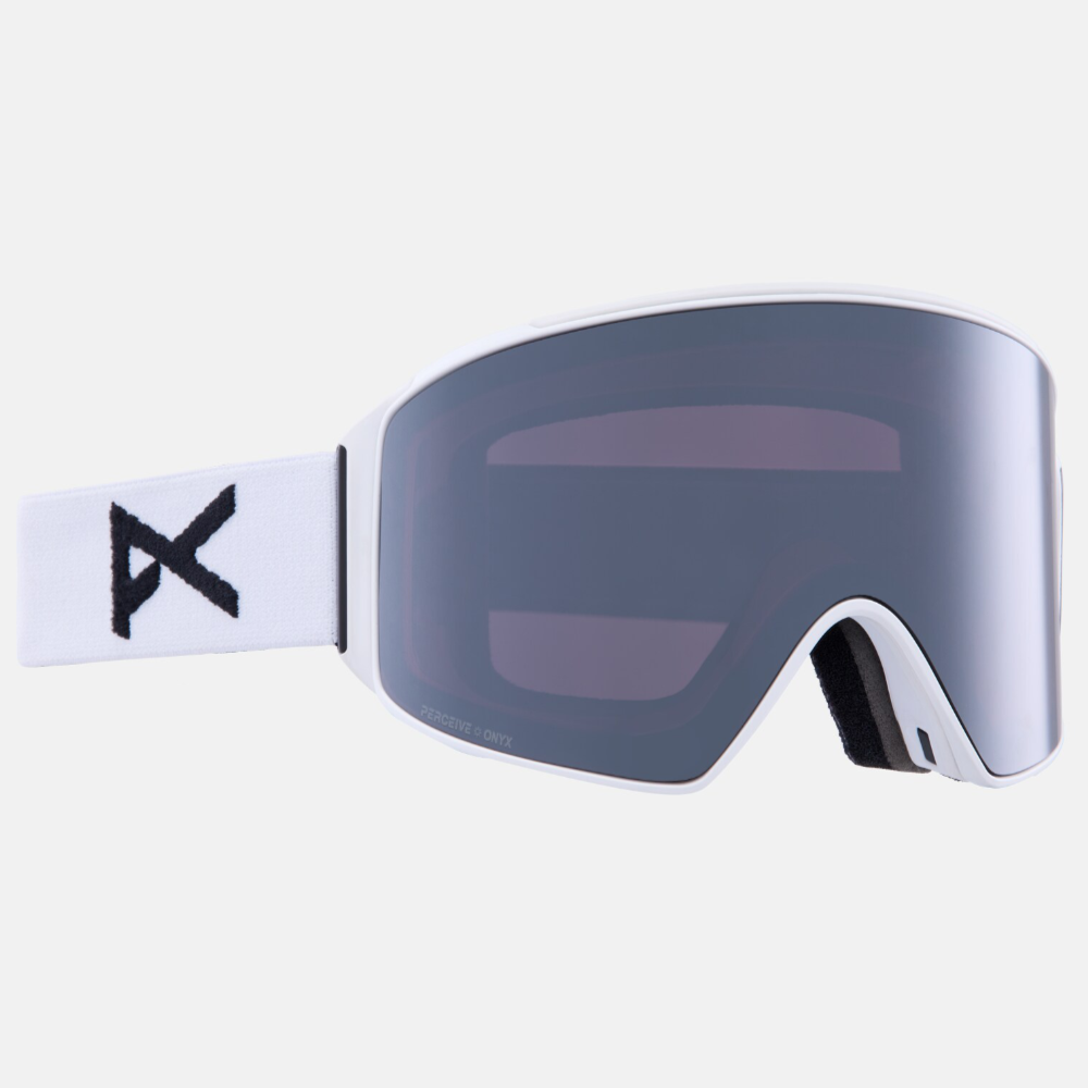 Anon Low Bridge M4 Cylindrical MFI W/Spare Goggles Mens - White/Perceive Sunny Onyx