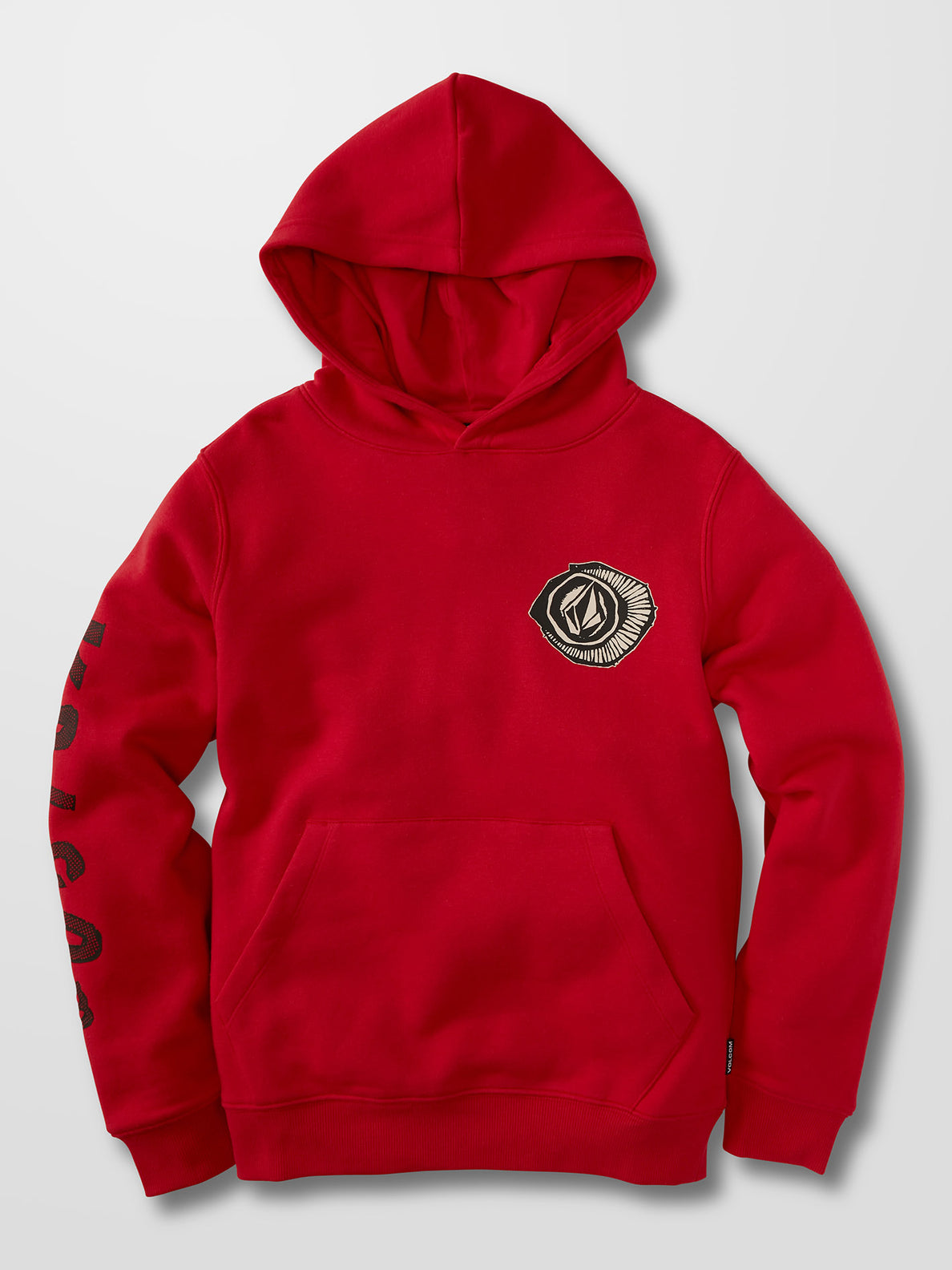 VOLCOM Catch 91 pullover hoodie Youth - Ribbon Red