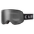 Carve Frother Goggles - Matte Black Grey - Silver Mirror lens