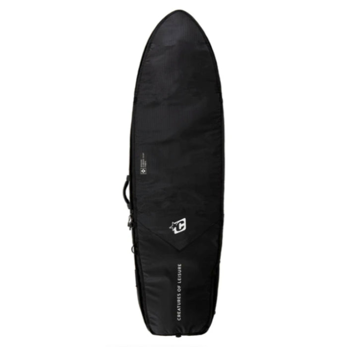Creatures 6ft 3 Fish Double DT2.0 Surfbag - Black Silver