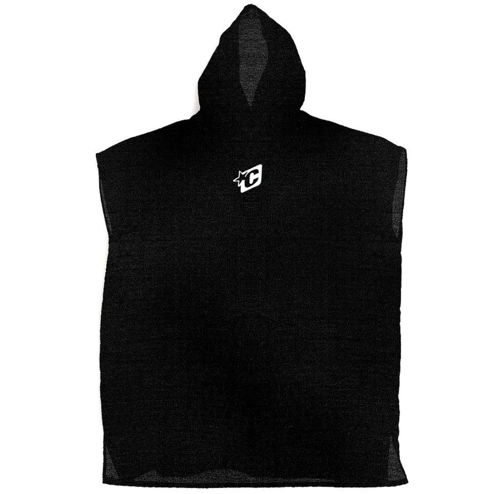 Creatures Poncho Towel - Black