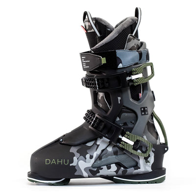 Dahu Ecorce 01 Mens Ski Boot - Basalt Black Green Camo