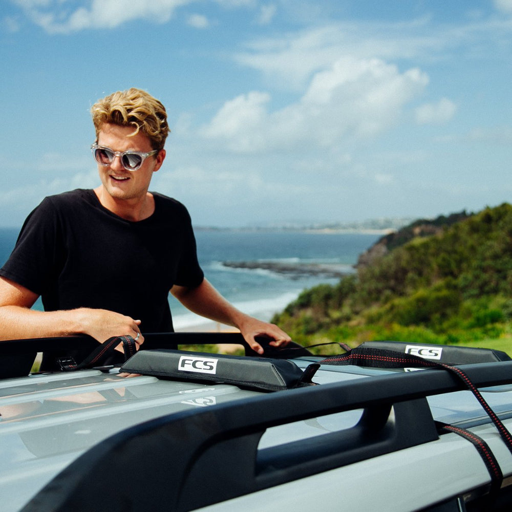 FCS Cam Lock Single Soft Racks STM Online Surf Rack Car Rack