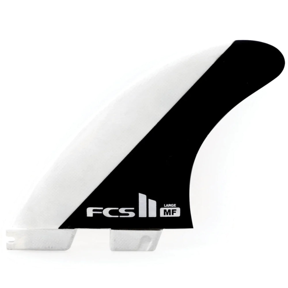 FCS II MF PC Grom Tri Fins - Black/White