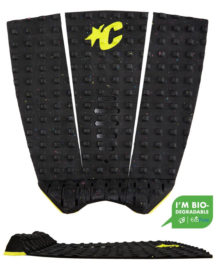 Creatures Mick Fanning Lite Ecopure surfboard tail traction pad - Carbon