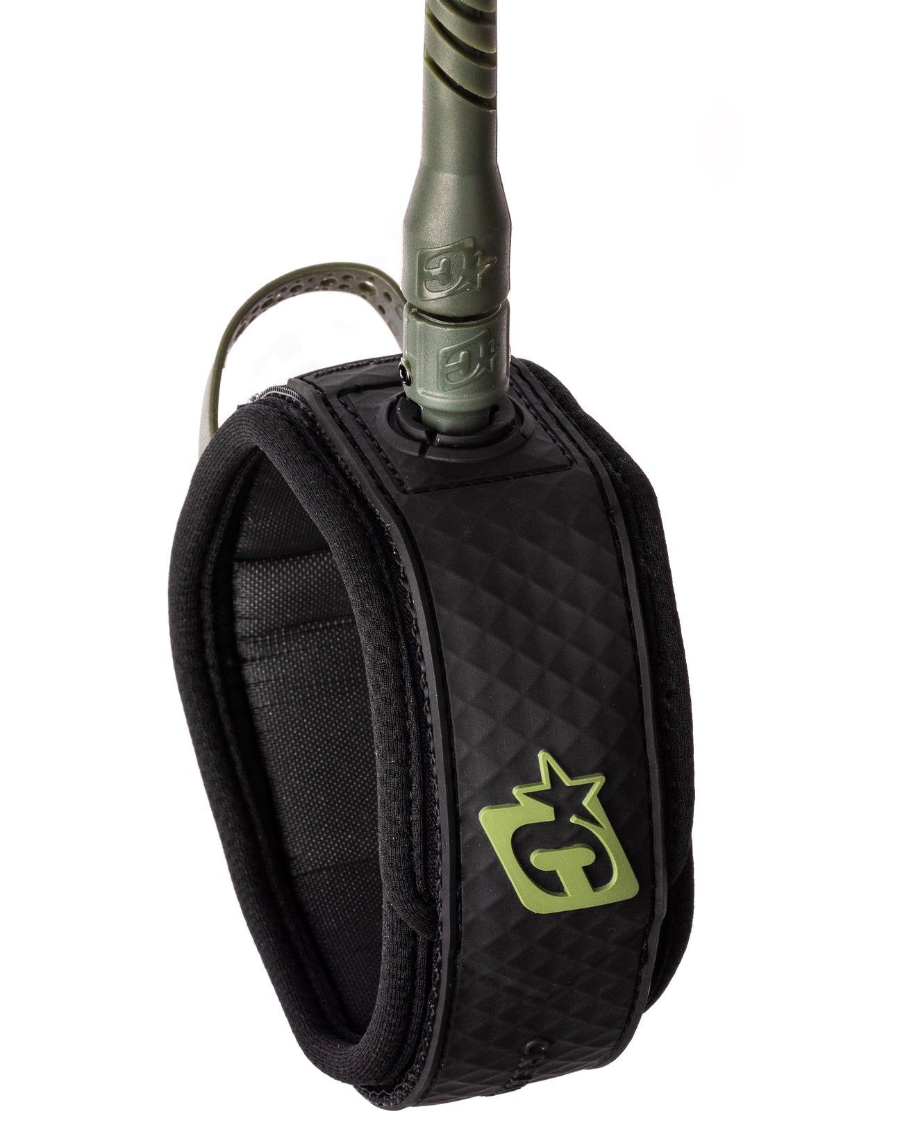 Creatures Longboard 9ft Ankle Leash - Military Black