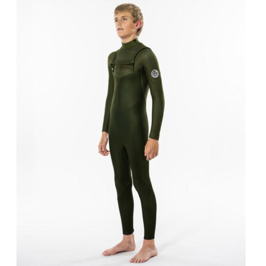 Rip Curl Dawn Patrol 32  Chest Zip Steamer - Green