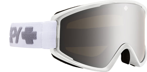 Spy Crusher Elite Goggle Matte White HD Bronze w/Silver Spectra Mirror