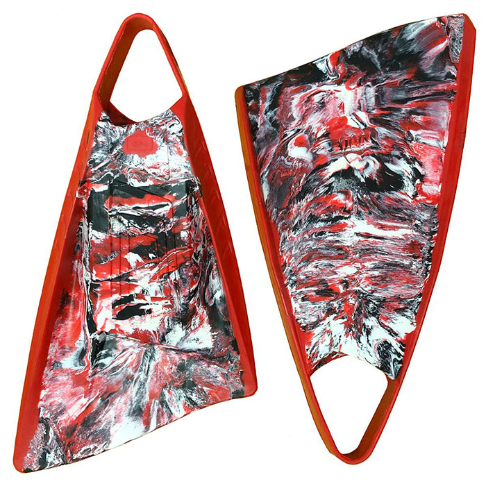 POD PF3 Fins - Red Black White