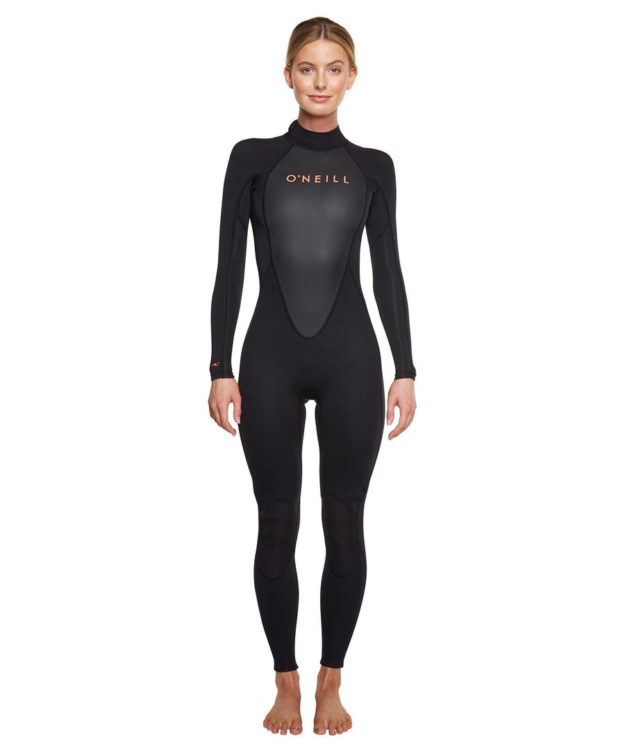ONeill Reactor 3/2 Womens Steamer - Black Black