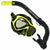 Land and Sea Clearwater Silicone Snorkel Set - Adults Black