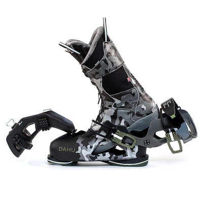 Dahu Ecorce 01 Mens Ski Boot - Basalt Black Green Camo